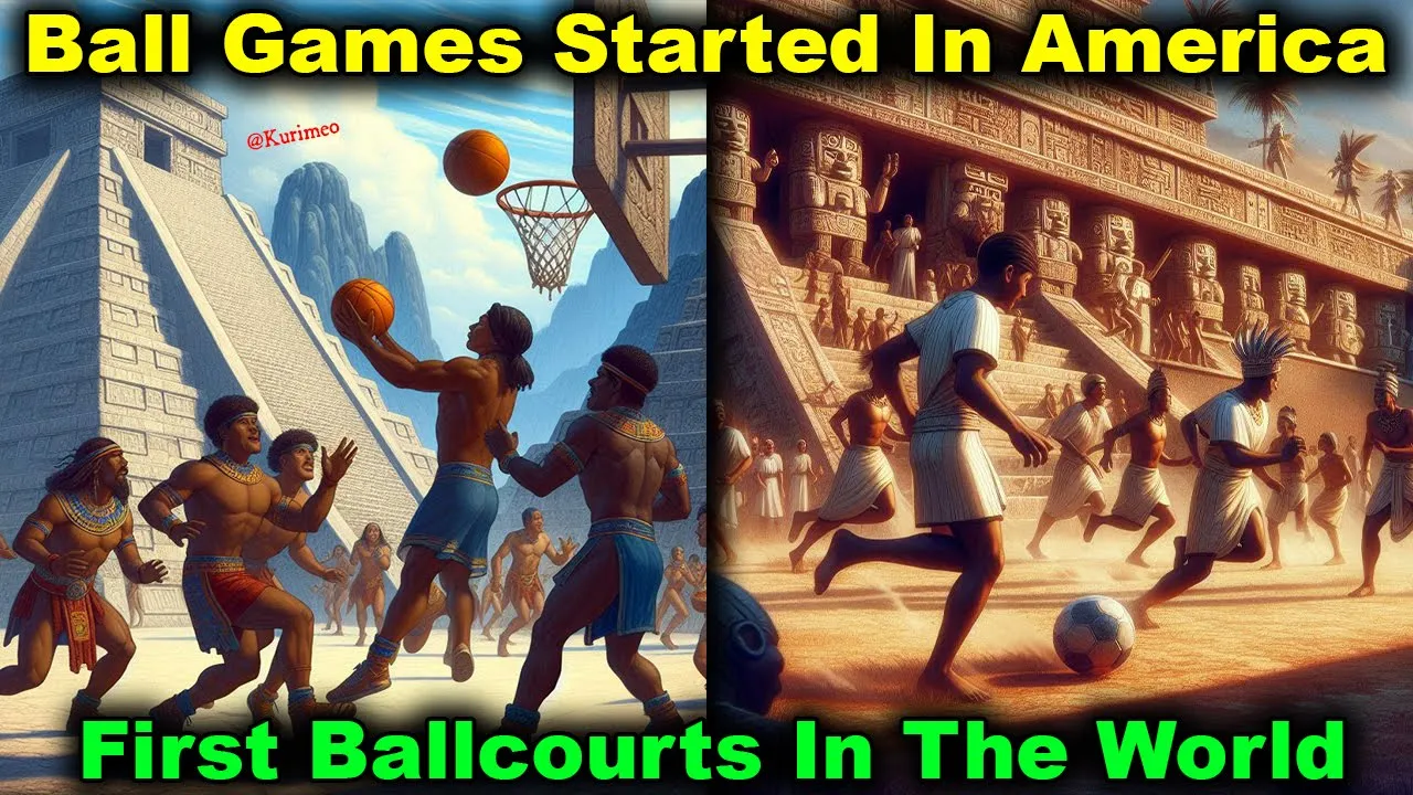 The First Ball Games And Ball Courts In The World Were In The America's / Historical & Archeological