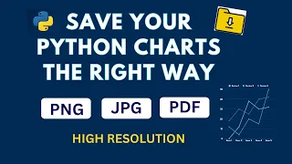 How to Save Charts in Python Matplotlib Seaborn Export PNG JPG PDF in VS Code