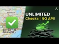 Without API Validate Bulk Mobile Phone numbers by Carrier for District of Columbia USA