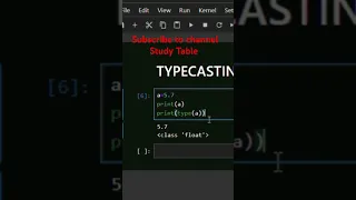 Type casting in Python