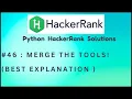 Hackerrank Merge the Tools Python HackerRank Solutions