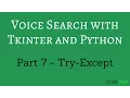 Voice Search with Tkinter and Python - 7