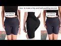 DIY EASIEST TIGHT HIP AND BUTT PADDING TUTORIAL