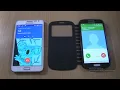 Incoming call \u0026 Outgoing call at the Same Time   Samsung Galaxy Note 1  Android 7+S4  black