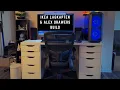 DIY Desk Setup Building IKEA LAGKAPTEN with ALEX Drawers