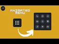 Animated Menu Bar In HTML And CSS Html CSS Icon Hover Effects CSS 9 Dots Menu