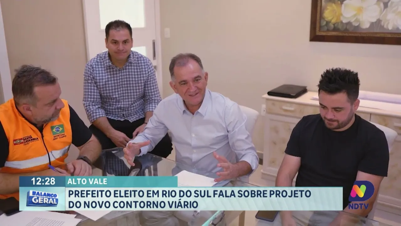 Prefeito eleito em Rio do Sul fala sobre projeto do novo contorno viário