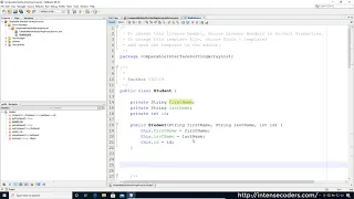 Comparable Interface Sorting ArrayList Java