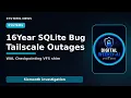Tailscale outages traced to 16 year SQLite WAL Reset bug