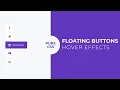 how to create social media icons hover effects using html css floating buttons hover effects css