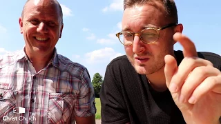 graham and josh visit tbns london studio