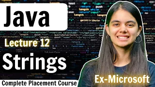 Strings Lecture 12 Java Placement Series