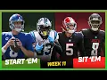 Week 11 Start Em Sit Em Set A Winning Fantasy Lineup Sports Illustrated