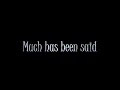 ✨Bamboo - Much Has Been Said (Lyrics)✨