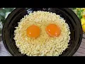 Download Lagu Fried instant noodles with eggs - a fast, easy and delicious dish!