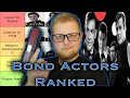 All 8 James Bond Actors Ranked Tier List