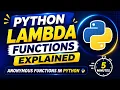 Python Lambda Functions Explained in 5 Minutes Anonymous Functions in Python