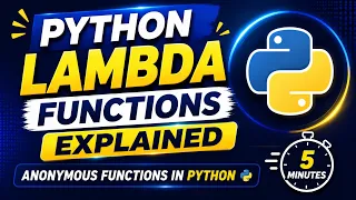 Python Lambda Functions Explained in 5 Minutes Anonymous Functions in Python