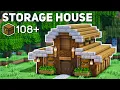 Minecraft Storage House Tutorial how to build