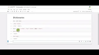 Python Basics Part 6 Dictionary