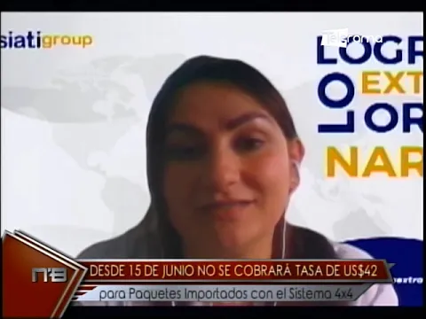 Desde 15 de junio no se cobrará tasa de US$ 42 para paquetes importados con el sistema 4x4