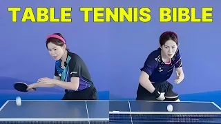 the table tennis bible your forehand u0026 backhand cheat sheet