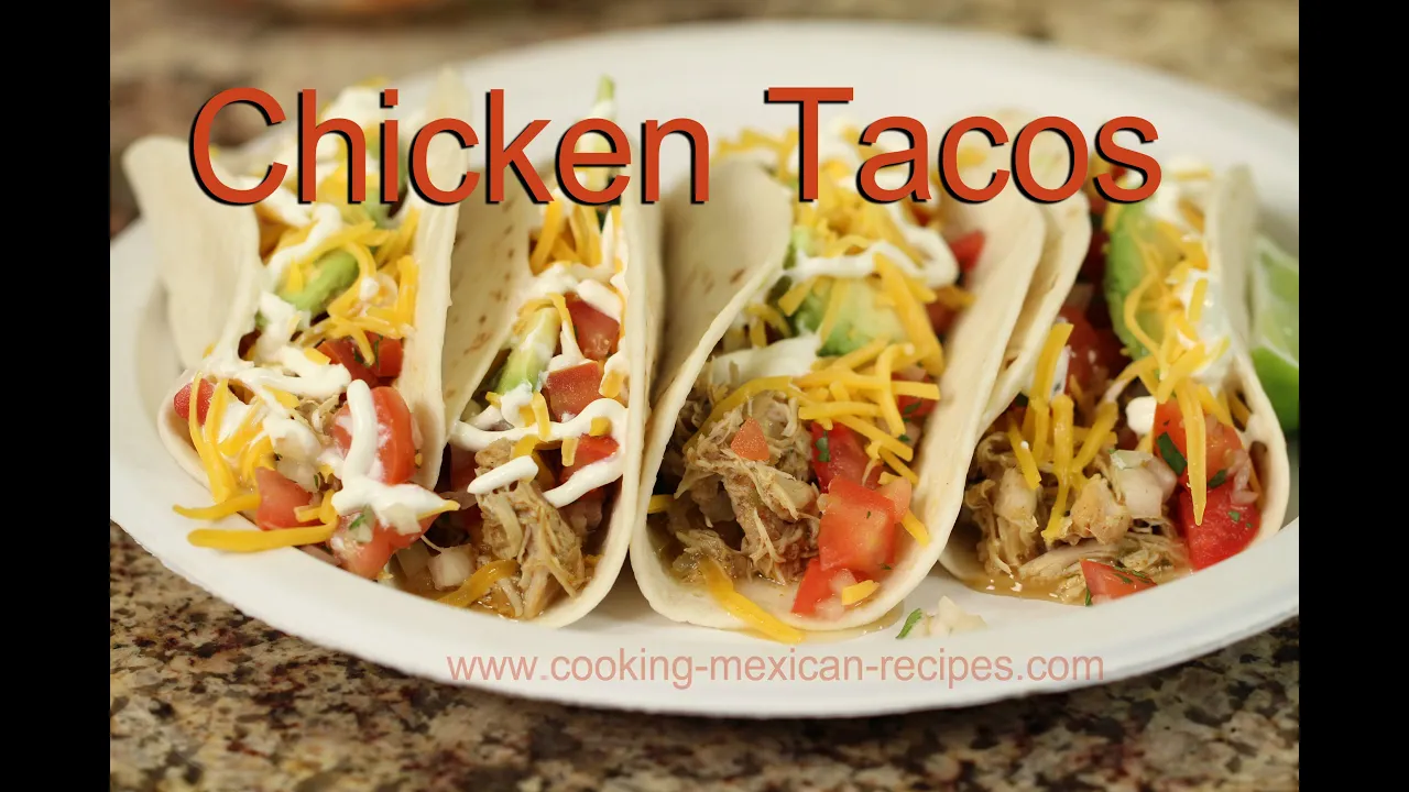 Slow Cooker Chicken Tacos   Rockin Robin