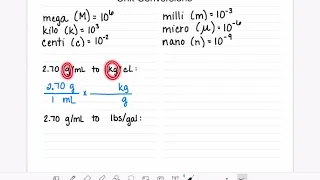 12 Multi-step unit conversions