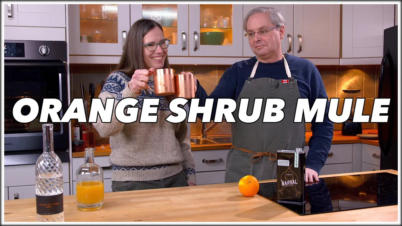 Vinegar Cocktails??? Orange Ginger Shrub Mule Cocktail -