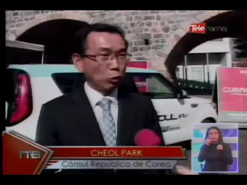 Kia donó vehículo eléctrico al GAD Municipal de Cuenca