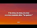 Gloria Trevi - Con los Ojos Cerrados (Letra/Lyrics)