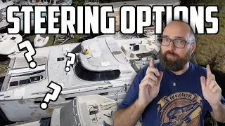 ⛵️ $8500?! For that?!? Hurricane-damaged catamaran steering options. Ep615
