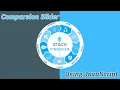 Image comparison slider using Html CSS Javascript