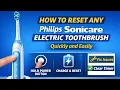How to Hard FACTORY RESET Any Phillips Sonicare Electric Toothbrush