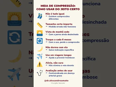 MEIA DE COMPRESSÃO: como usar do jeito certo