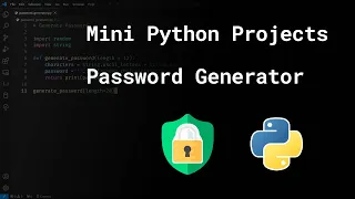 PASSWORD GENERATOR USING PYTHON - Mini Python Project