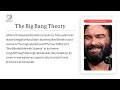 The Big Bang Theory Wikipedia by Comovid AI platform