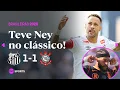MEMPHIS MARCA GOLACO MAS GABIGOL EMPATA APOS ERRO BIZARRO DE ZAGUEIRO - SANTOS 1X1 CORINTHIANS erra