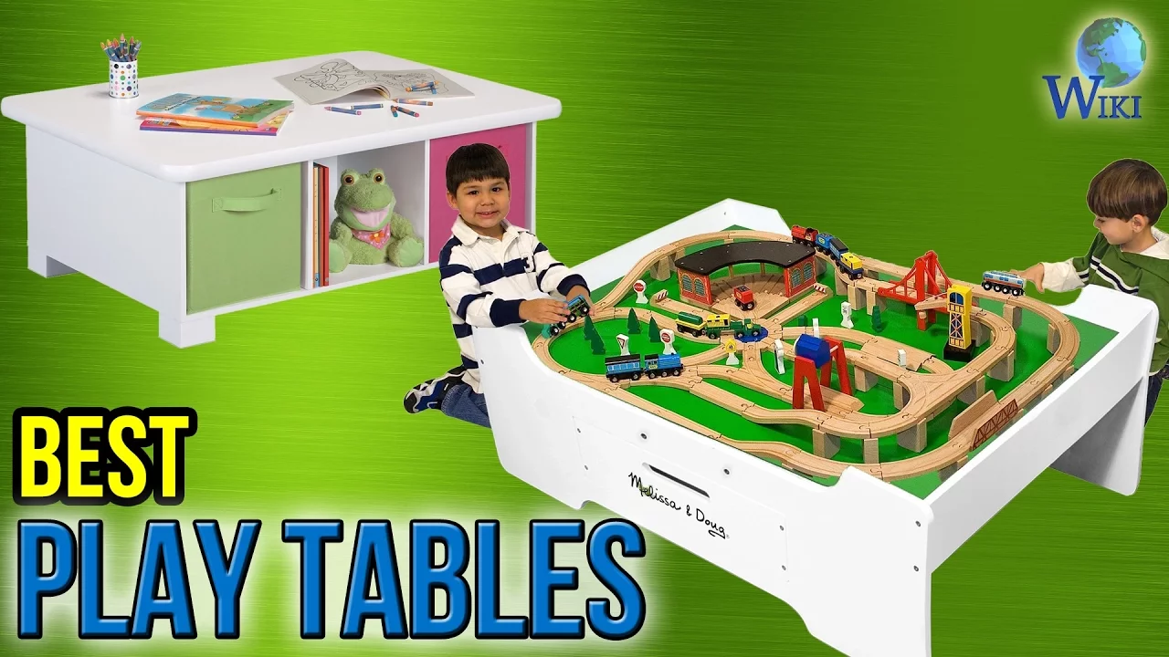 Classic Playtime Espresso Deluxe Activity Table - Product Review Video