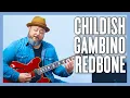 Childish Gambino Redbone Guitar Lesson Tutorial