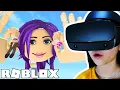 Kate enters a Roblox VR World