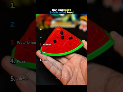 Ranking Best 3-D Printed Food