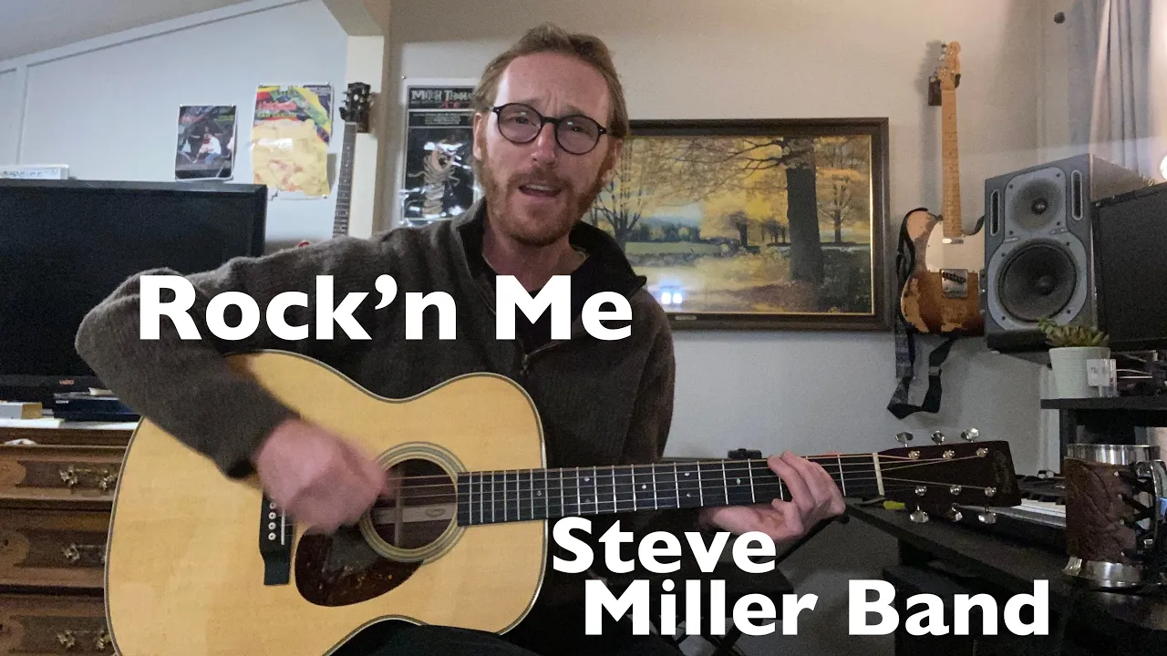 Rock'n Me - Steve Miller Band - Easy Rock'n Roll Rhythm Guitar Lesson