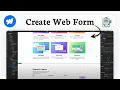 How to add a form in Webflow Form Creation
