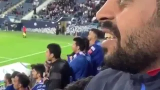من الملعب جماهير الهلال تغني بشروني شخبار الضغط 