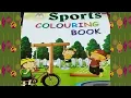 Sports colouring book for kids Educational s