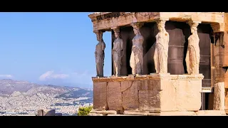 33- L'acropoli di Atene: i Propilei, il tempio di Atena Nike e l'Eretteo