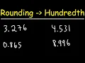 Rounding Decimals to the Nearest Hundredth