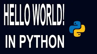 HELLO WORLD in Python Lesson 3