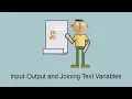 Scratch Programming Input-Output and Joining Text Variables